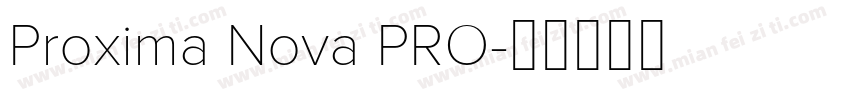 Proxima Nova PRO字体转换